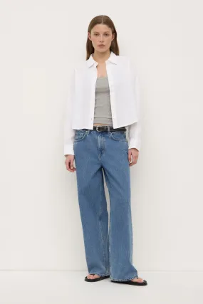 Holiday Gift Lilah Linen Boxy Shirt