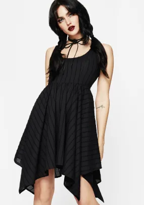 Balanced Tone flattering appearance Blythe Handkerchief Hem Mini Dress