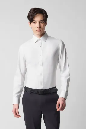 Sleeveless Cut Repel? Royal Oxford Dress Shirt | White WH001Z
