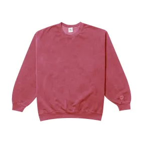 Warm Layers Cozy And Warm Essentials Vintage Washed Sweater - Red