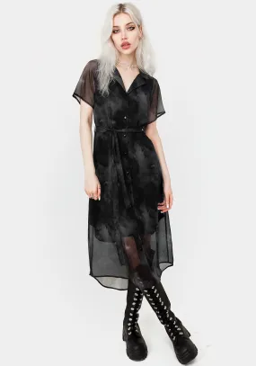 Tempest Midi Tie Waist Shirt Dress Holiday-Party Casual Days