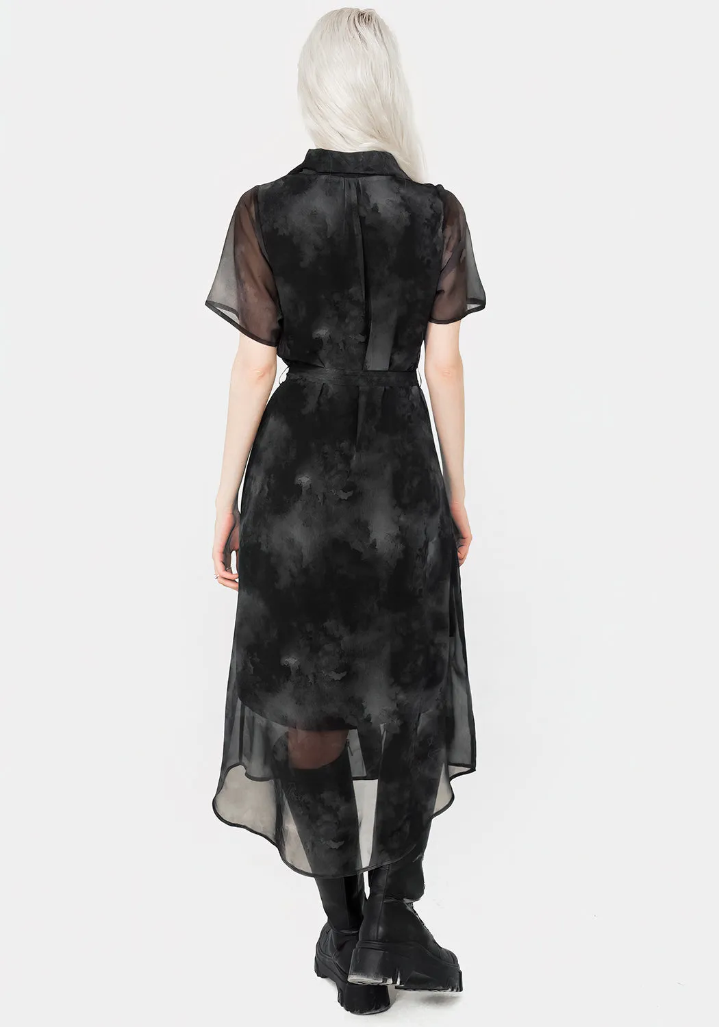Modern Finish Tempest Midi Tie Waist Shirt Dress