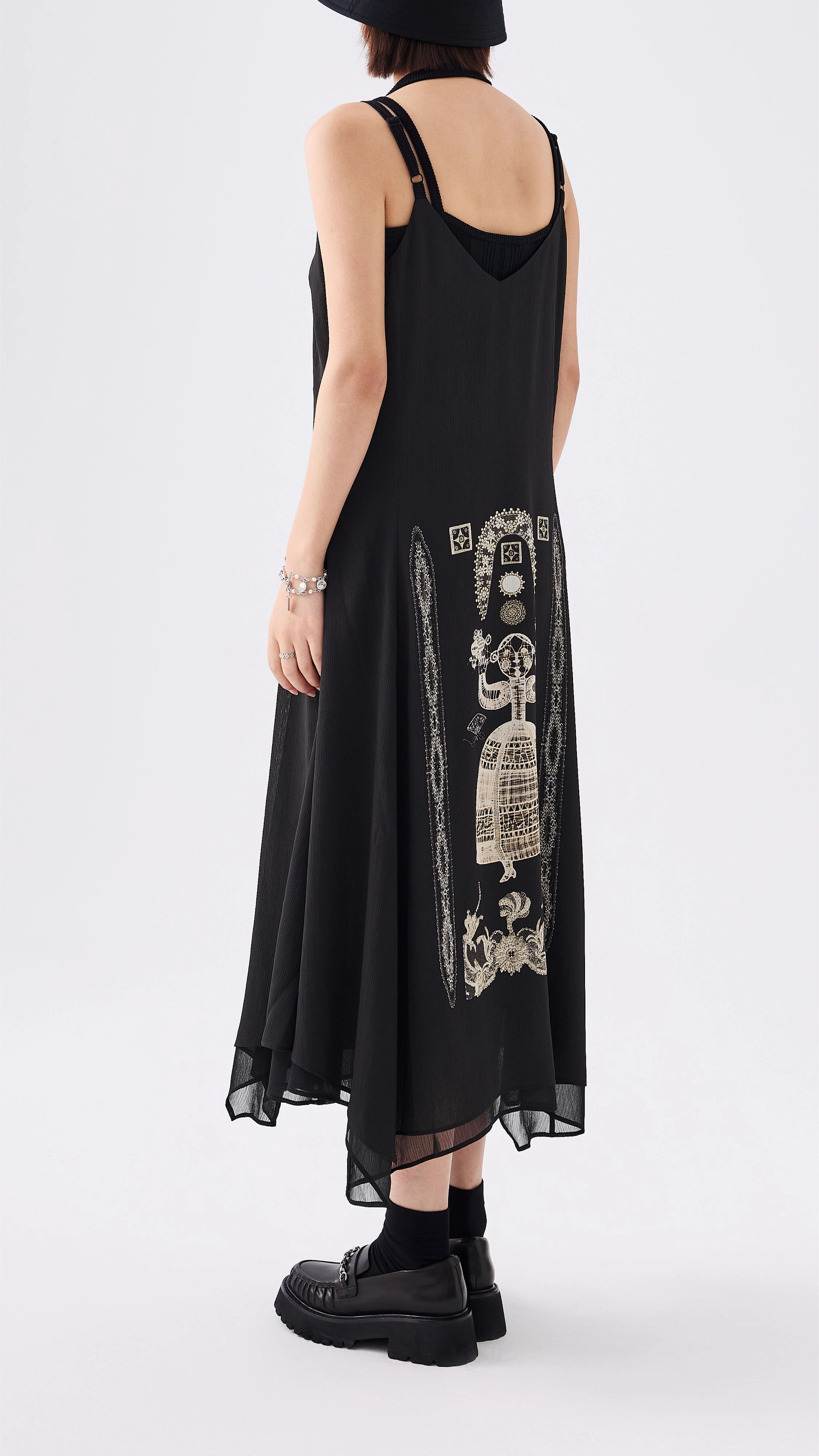 Versatile Touch Refined Feel Pattern Dress