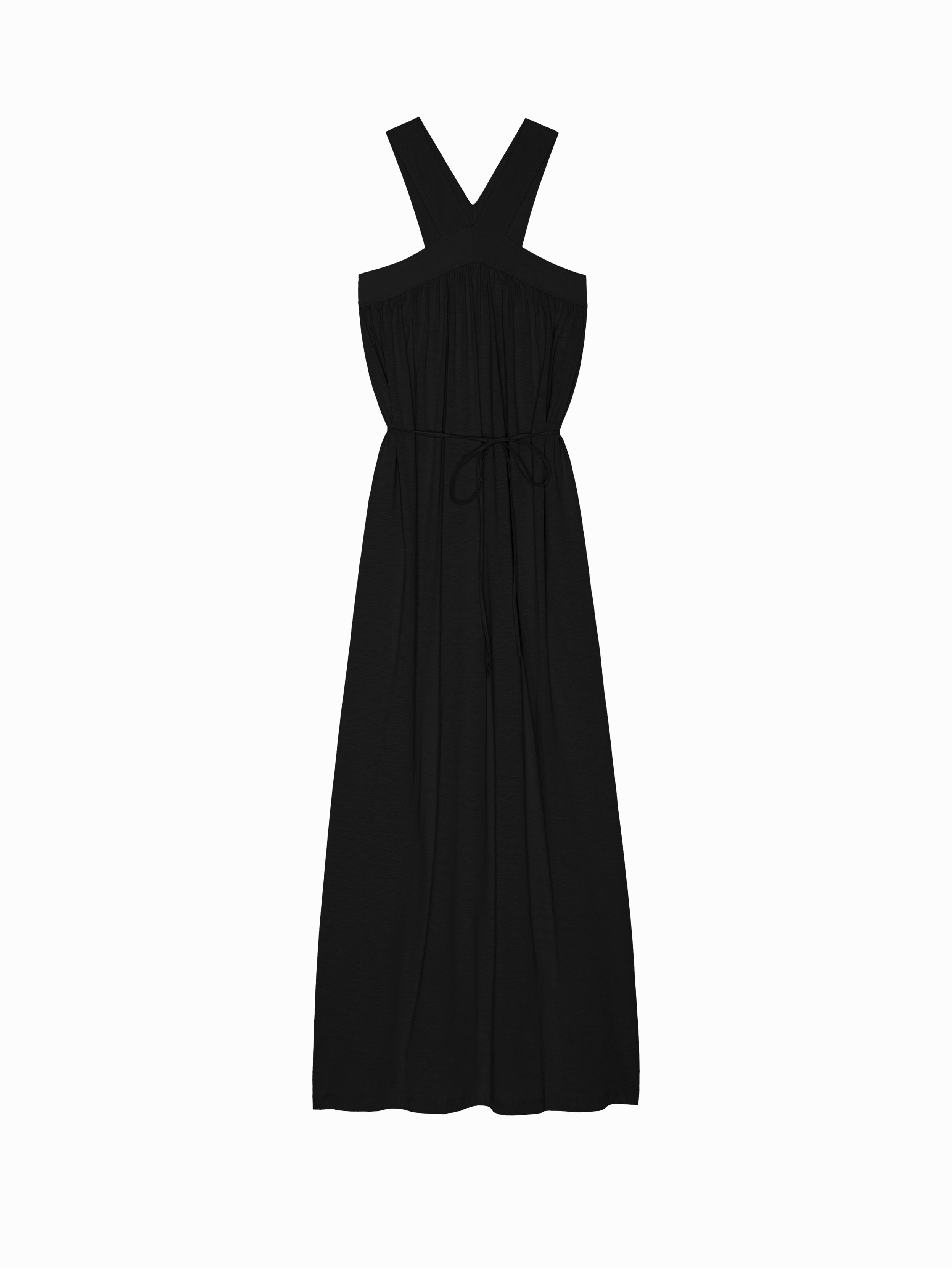 Brielle Halter Maxi Modern Texture