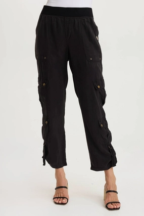 Lowe Twill Tabbed Hem Cargo Pant Compression Support Lining Day Wear