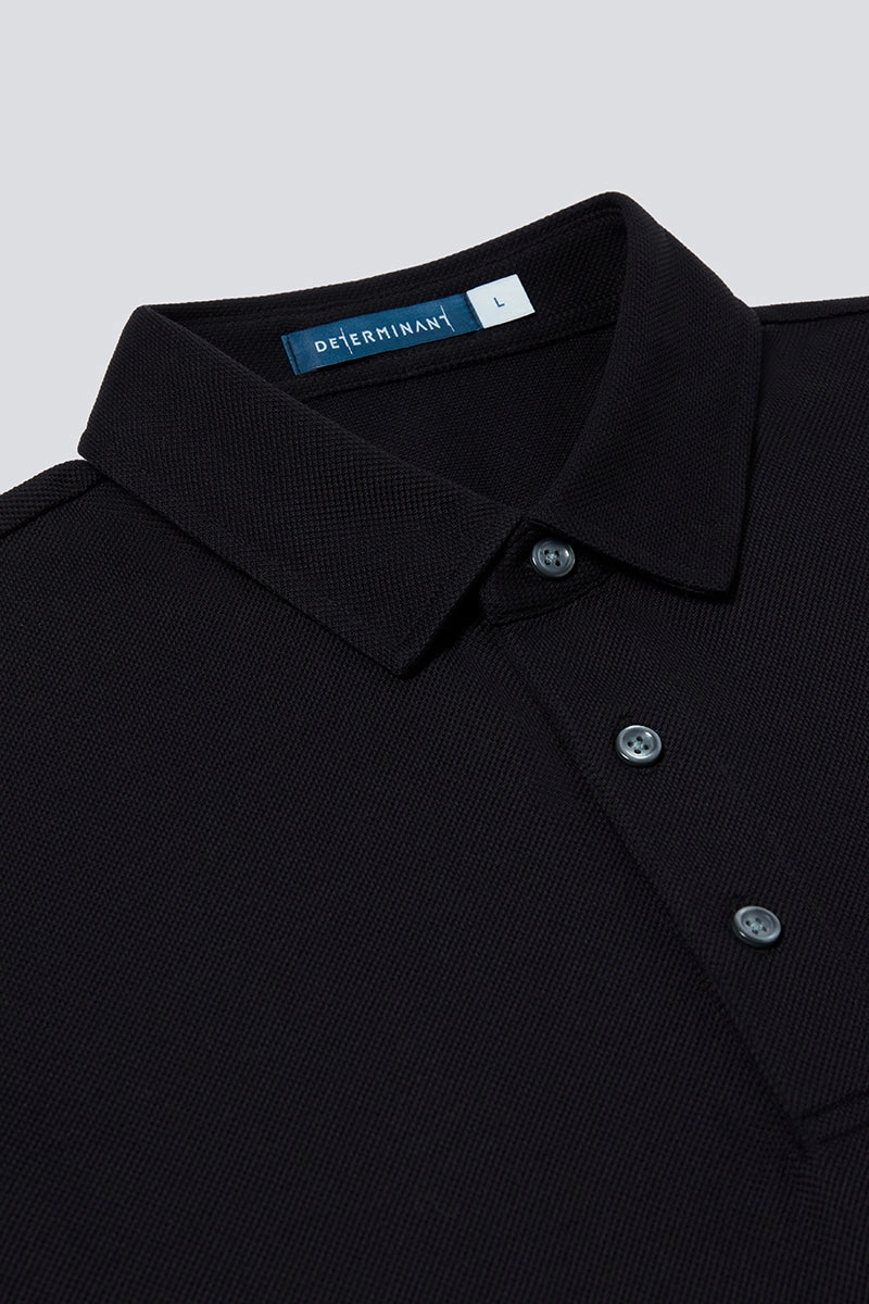 Chic Layer All Day Comfort Regal Pique Polo | Black BKFD01