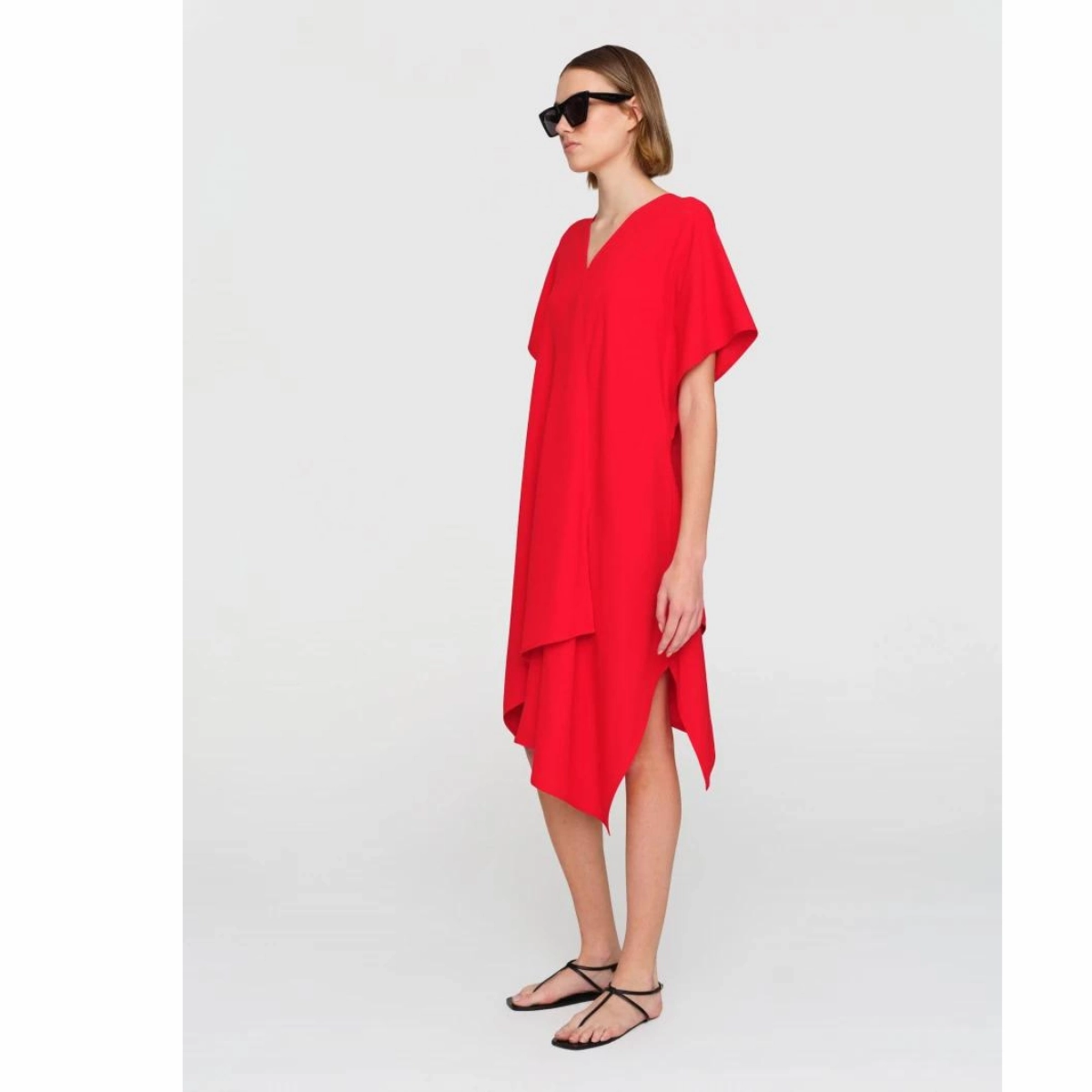 Minimal Aesthetic CASBA Crepe Dress