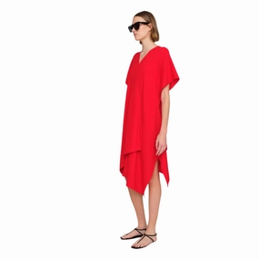 CASBA Crepe Dress Travel Light Fitted Neat