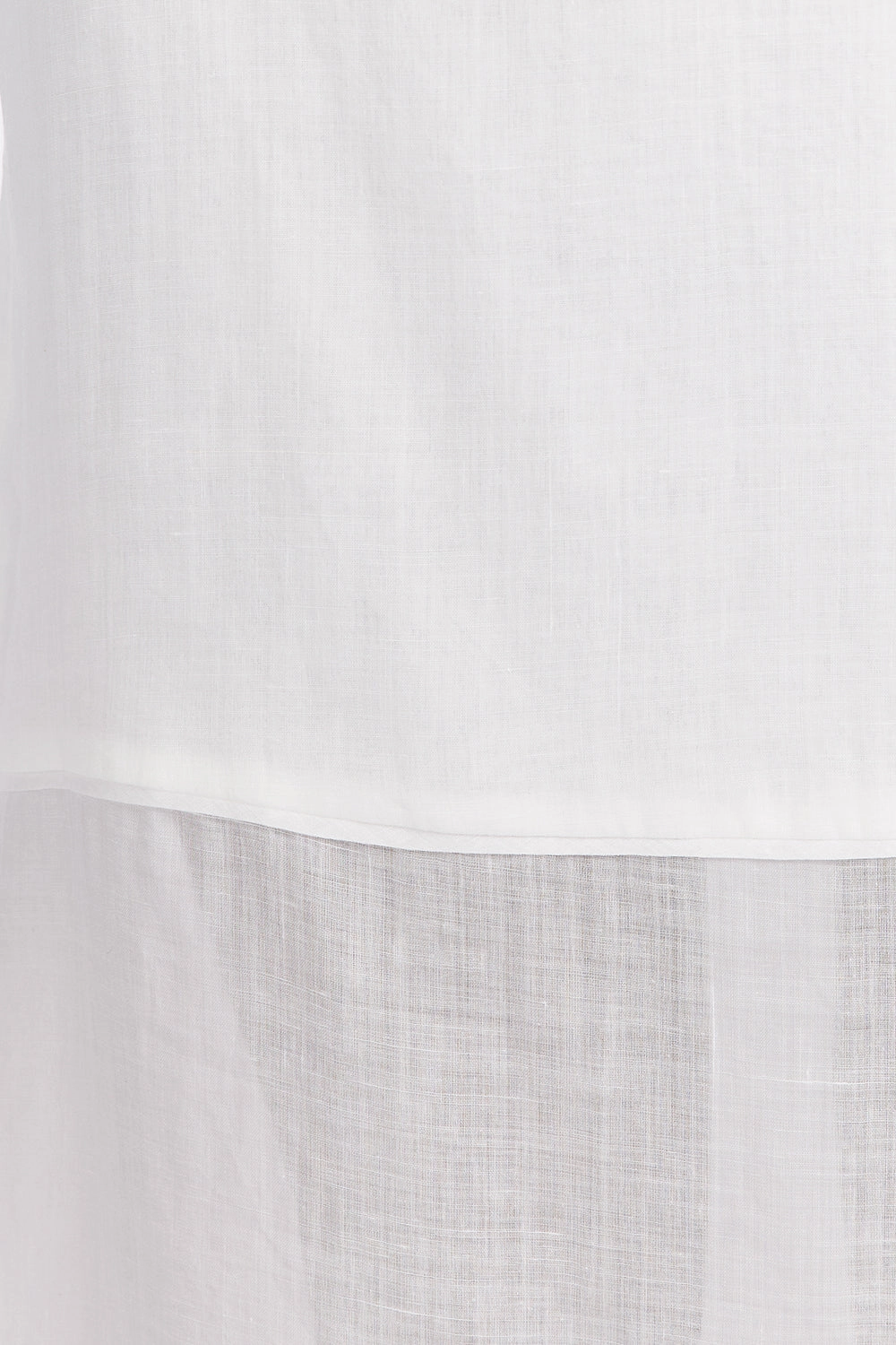 Breathable Material Smooth Feel KAI WHITE RAMIE MIDI SKIRT