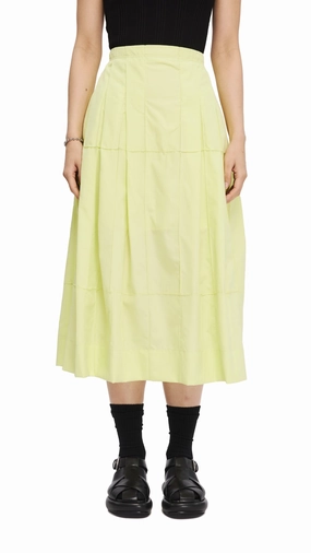 Material Innovation Tucks Skirts