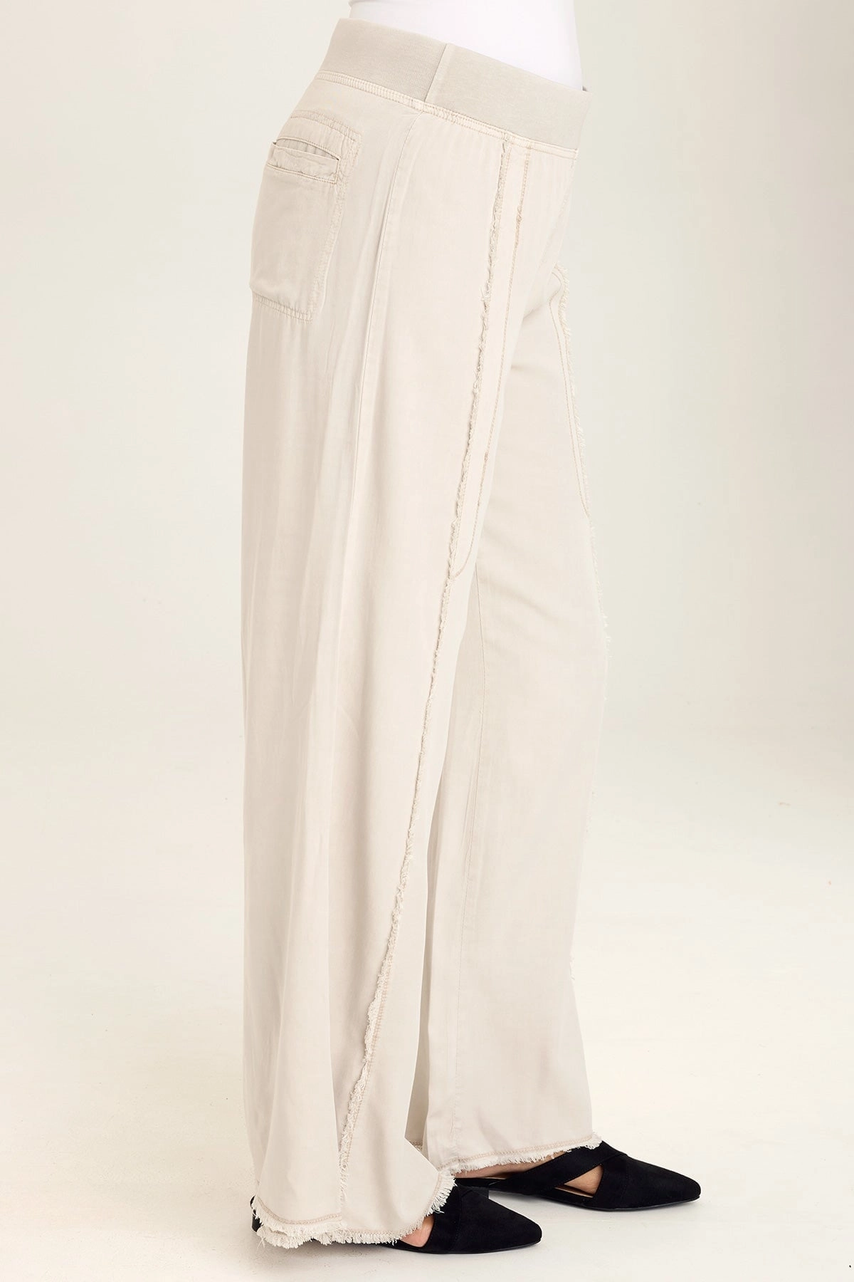 Work Friendly Easy Layer Twill Beach Trouser