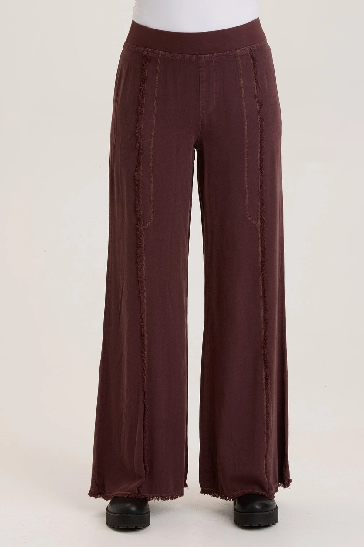 Twill Beach Trouser Rayon drape ErgonomicStitching