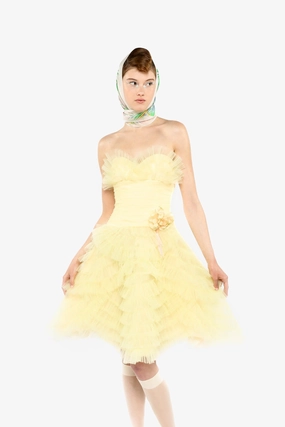 everyday staple Party Girl Strapless Tulle Dress