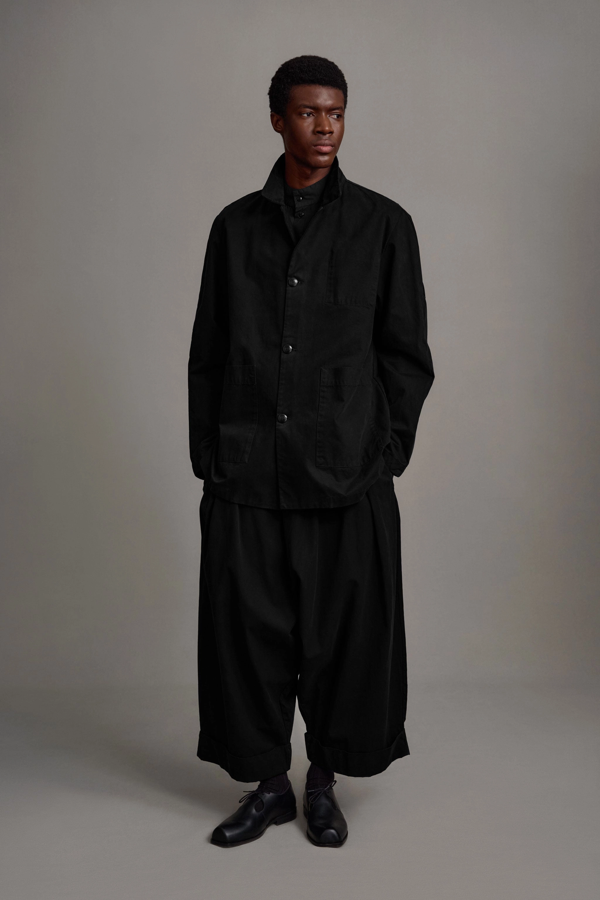Anti Bacterial Treatment Active Design THE BAKER TROUSER / FINE CANVAS FLINT