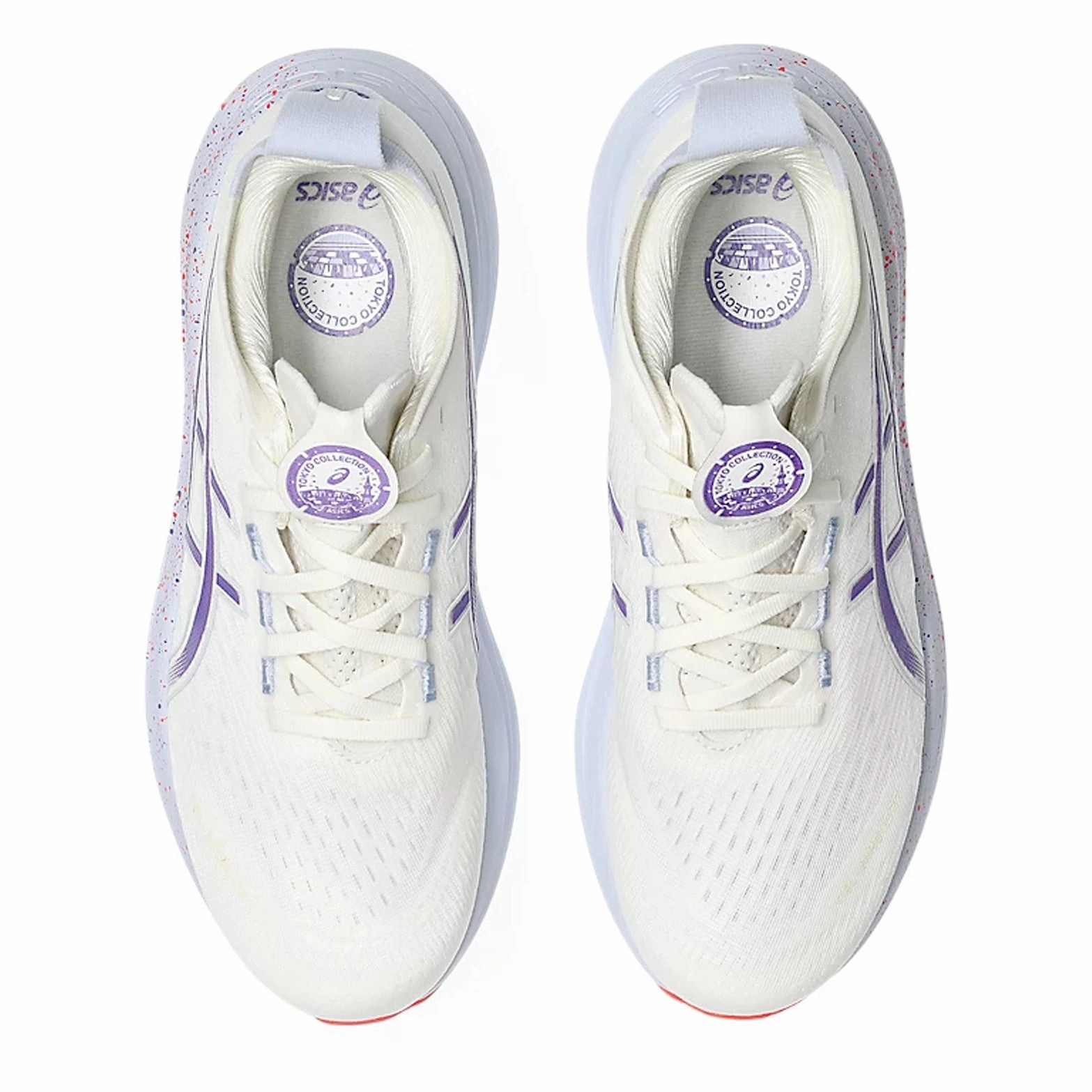 Enhanced Cushioning System Men's Gel-Nimbus 27 Tokyo Running Shoes Cream / Edo Purple