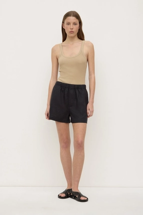 Everyday Linen Short Cotton Blend Minimal Fit