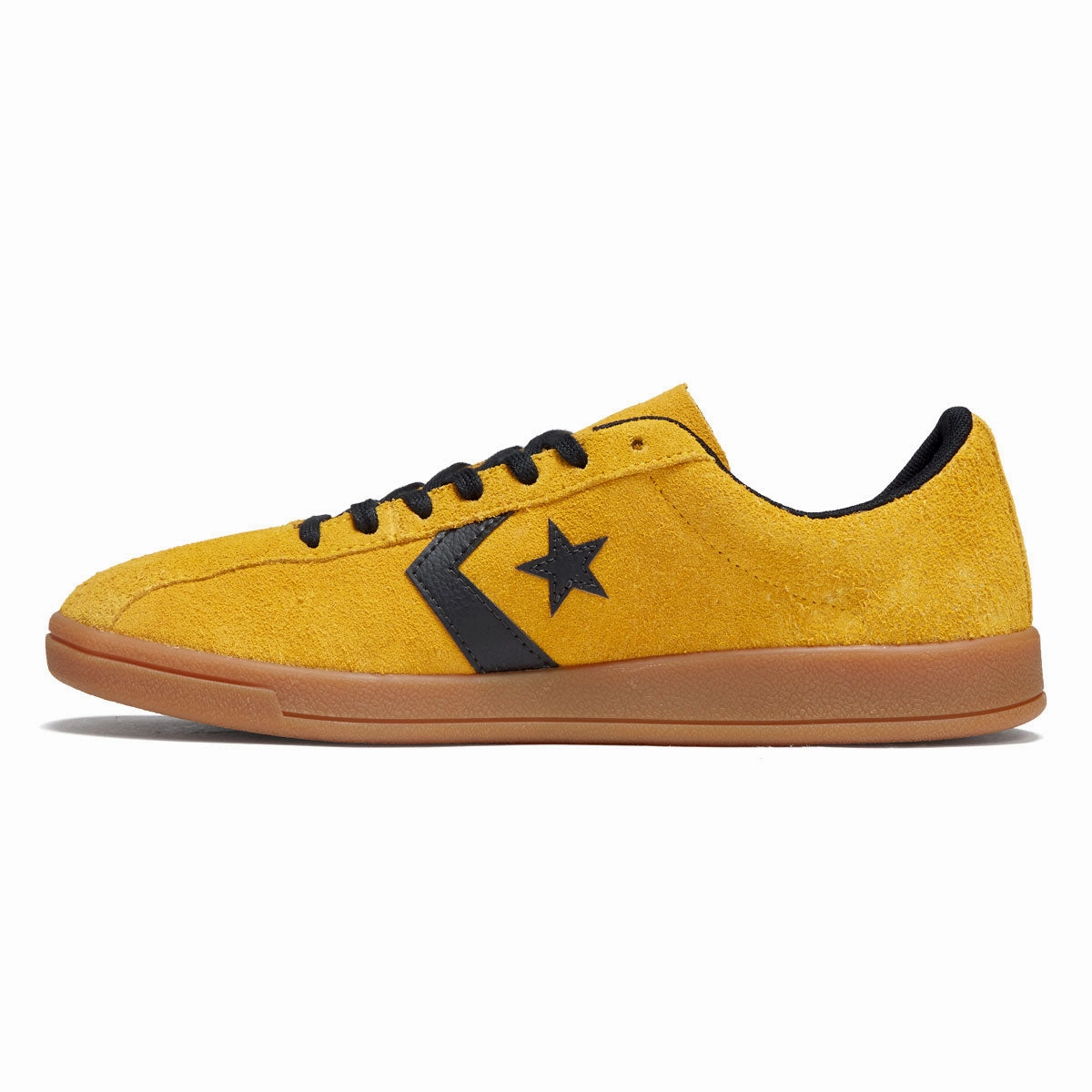 Ultimate Comfort Converse All Star Classic Trainer Suede Ox Shoes - Yellow/Black/Gum