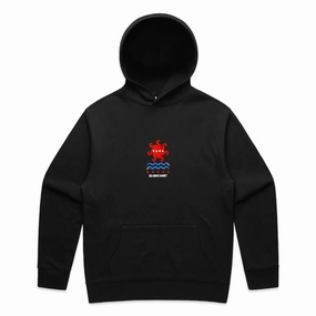 KBAR X UN:IK 'Sea Snake' Embroidered Hoodie - Black Street Motion Tiger like