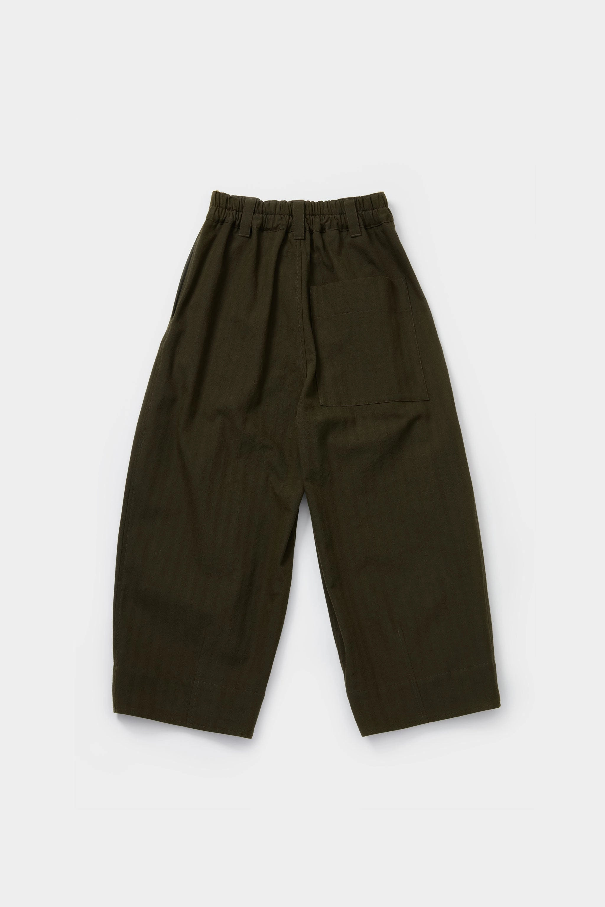 THE ETCHER TROUSER / HERRINGBONE SUITING HEATH Roll-up style