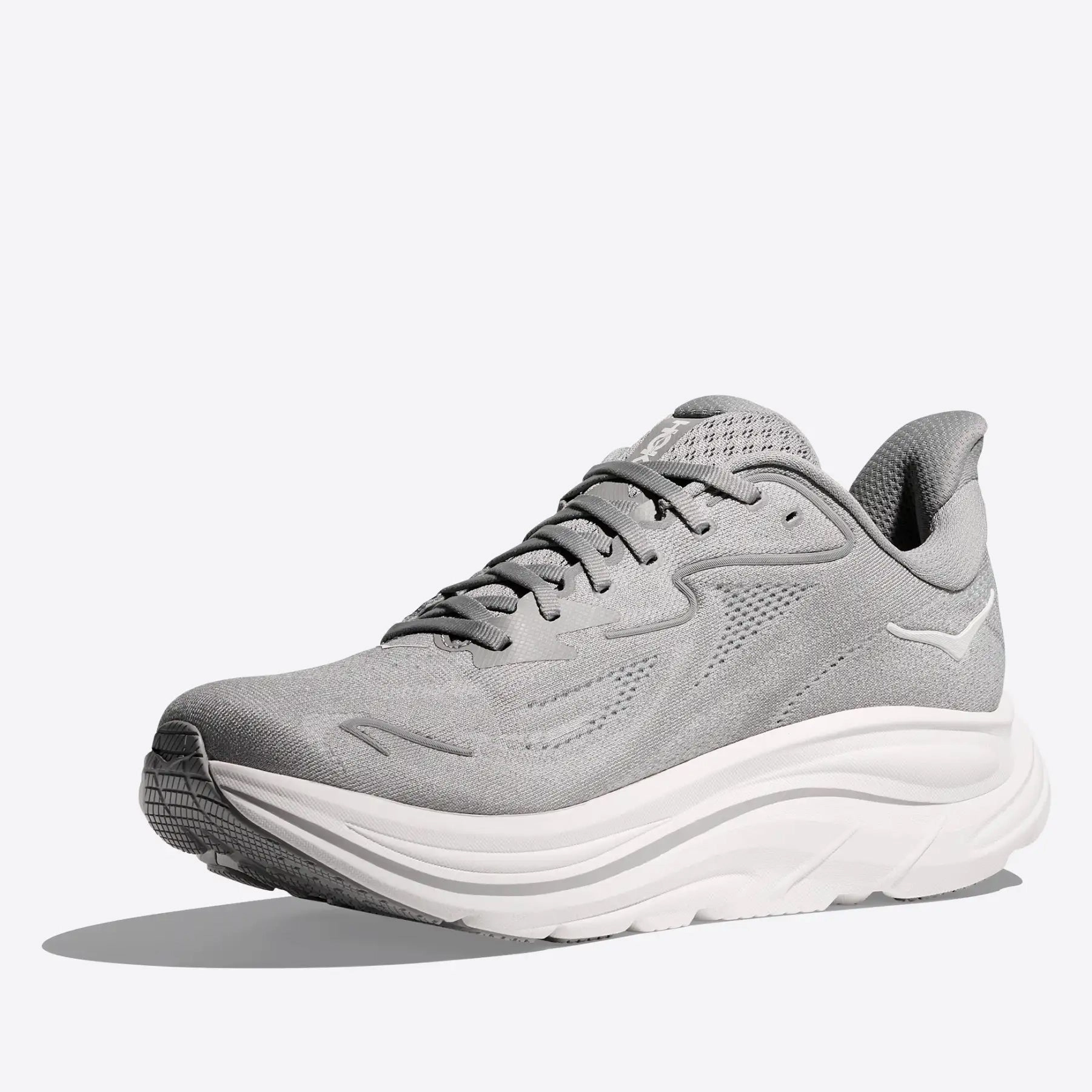 Men's Clifton 10 Running Shoes Stellar Grey / Stardust Cushion Response Breathable Vamp Design