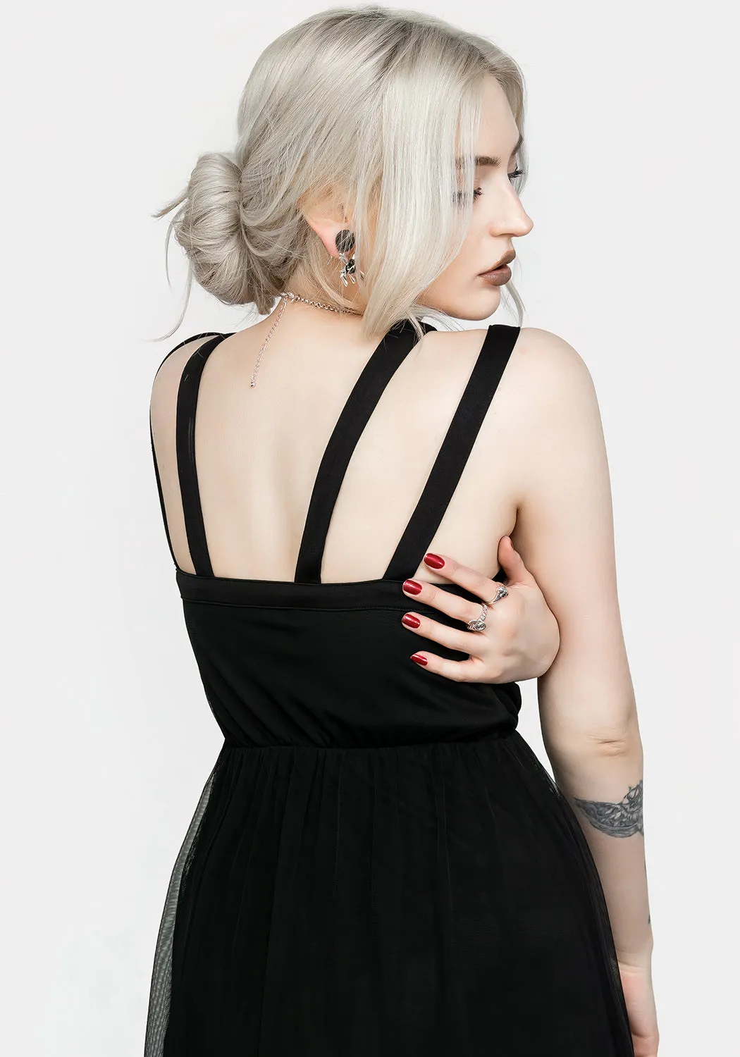 Incantation Mesh Maxi Dress Dance Night