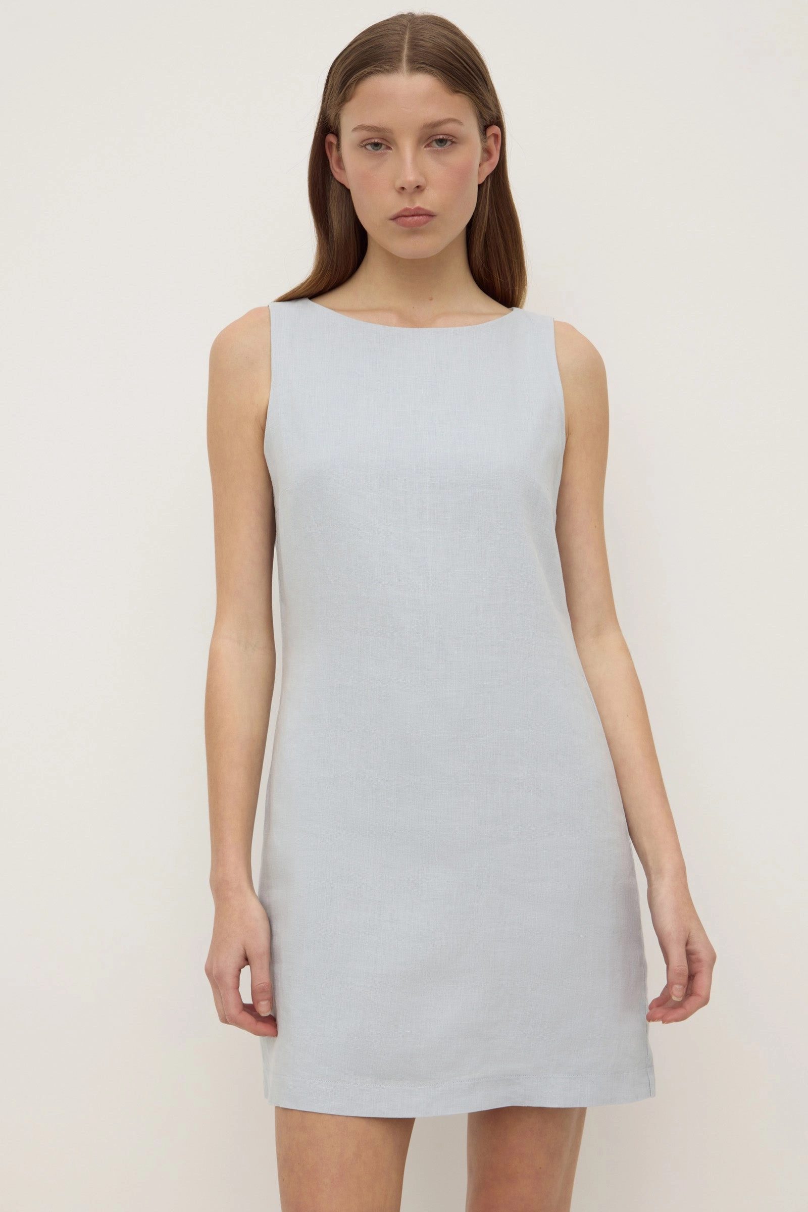 Trendy Everyday Nadine Linen Mini Dress