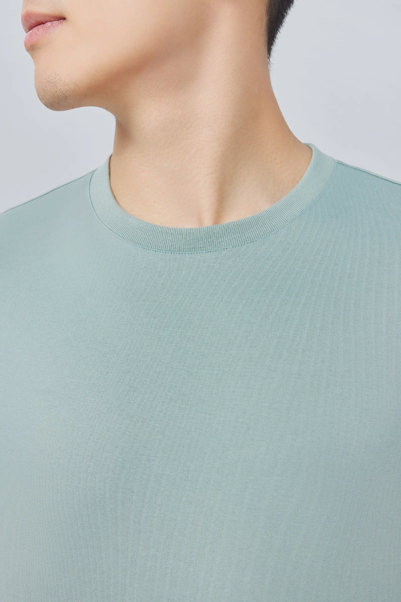 Regal Crew Neck T-Shirt | Green GYE111 Basic Top Comfortable Wear