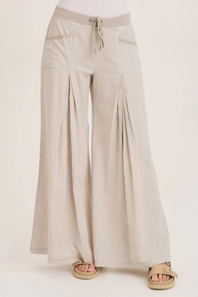 Light Edge Style Staple Zorba Linen Ultra Wide Leg Pant