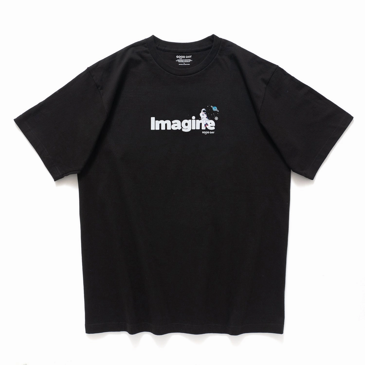 (ZT1608) Imagine Embroidery Tee Chic Comfort Wear Glossy Look