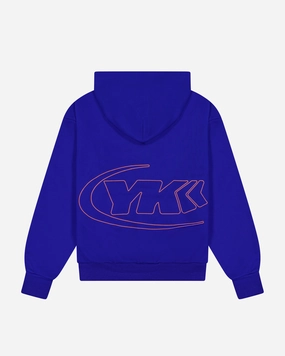 Kangaroo Pocket Outline Icon Hoodie | Ultramarine