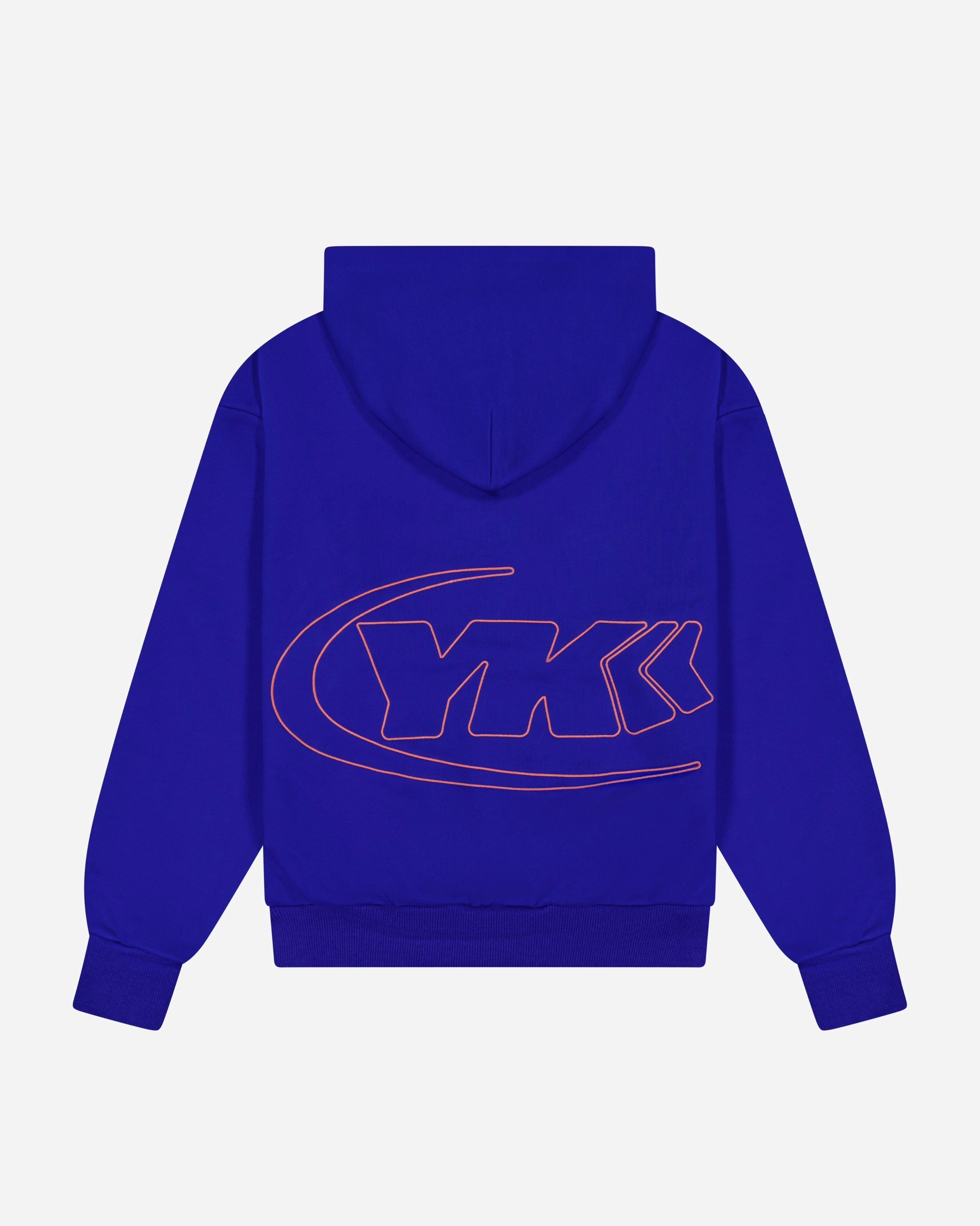 Kangaroo Pocket Outline Icon Hoodie | Ultramarine