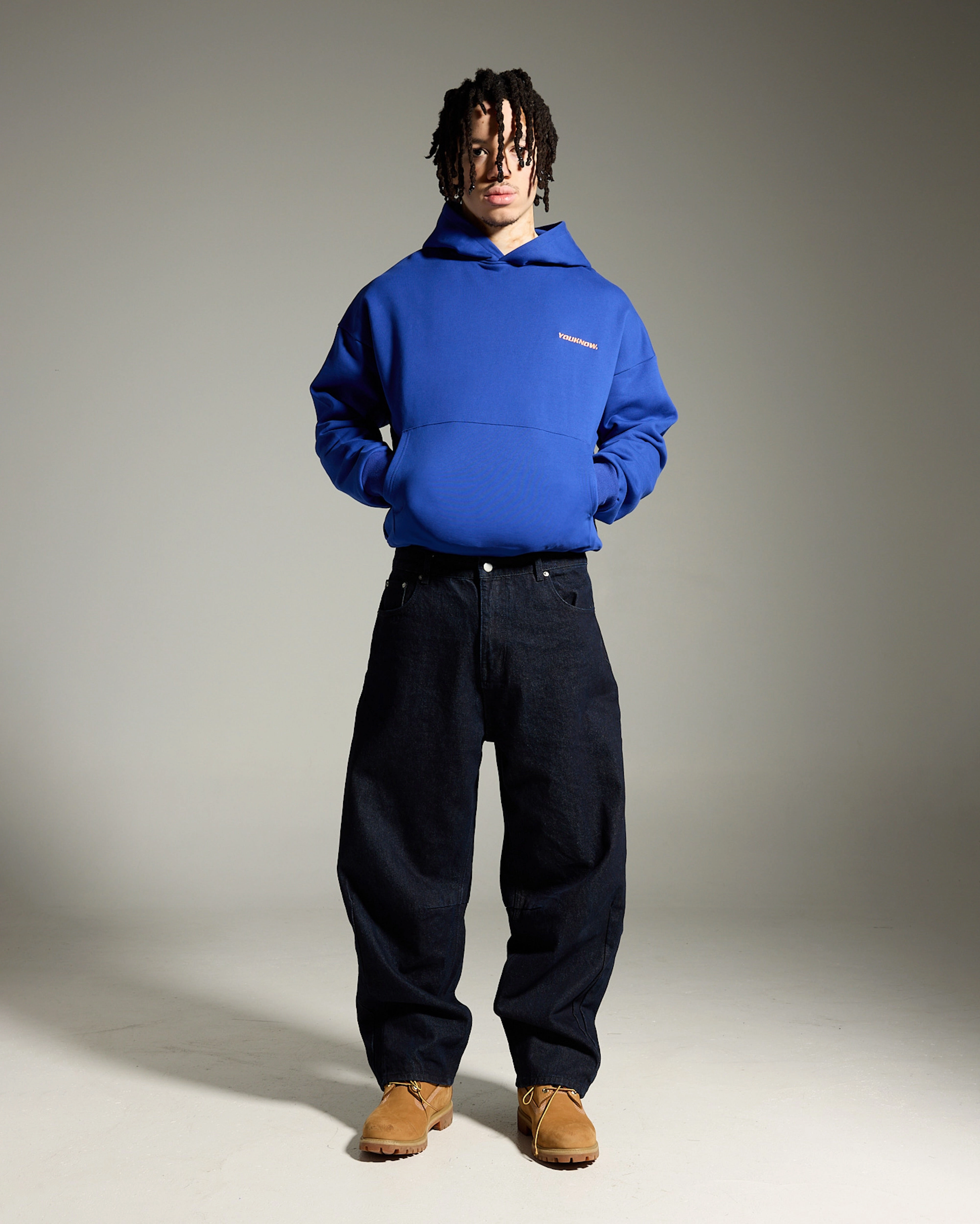 Cozy Wear Eco Friendly Outline Icon Hoodie | Ultramarine
