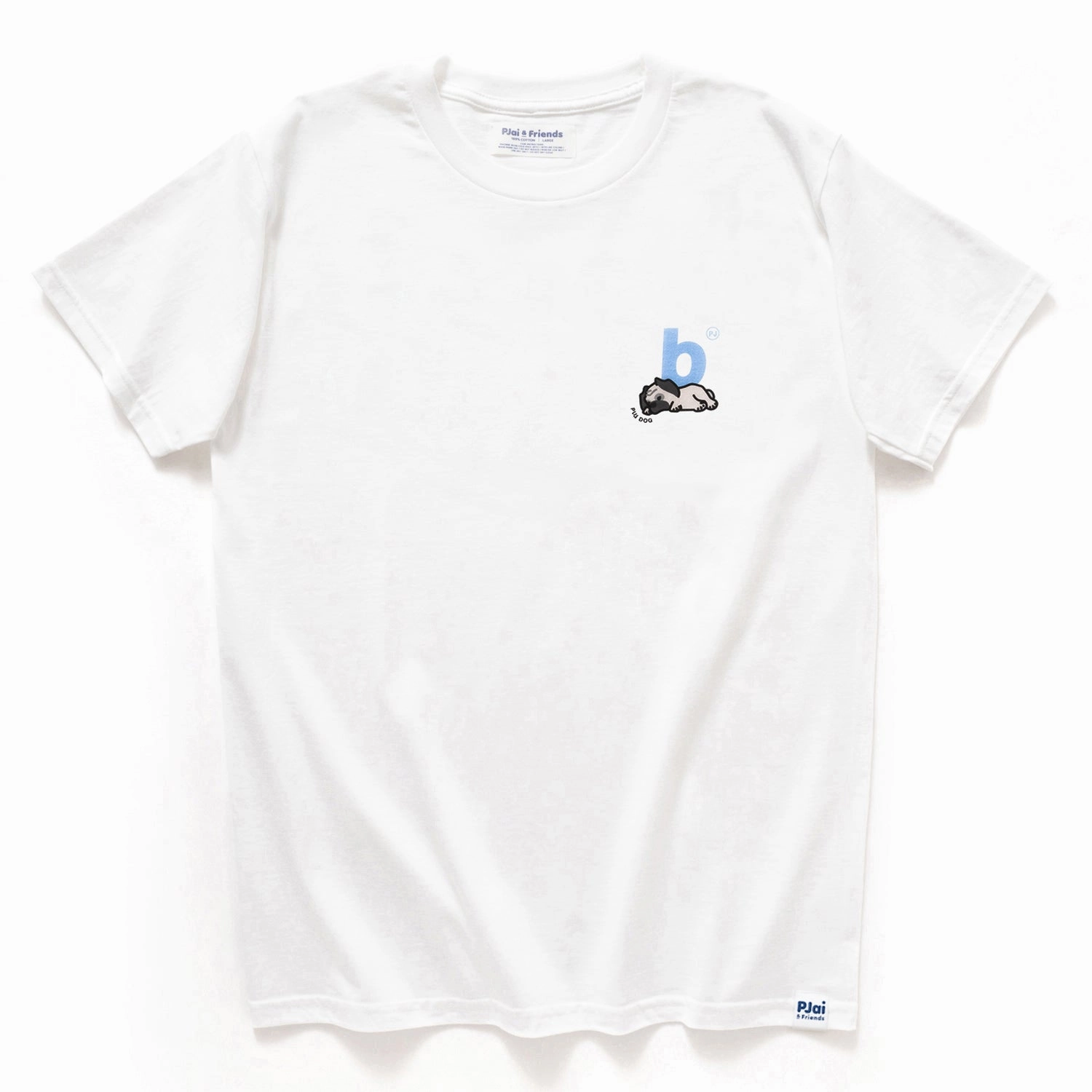 (EMT113) Make Your Own Pug Zzz Graphic Tee Street Comfort Style
