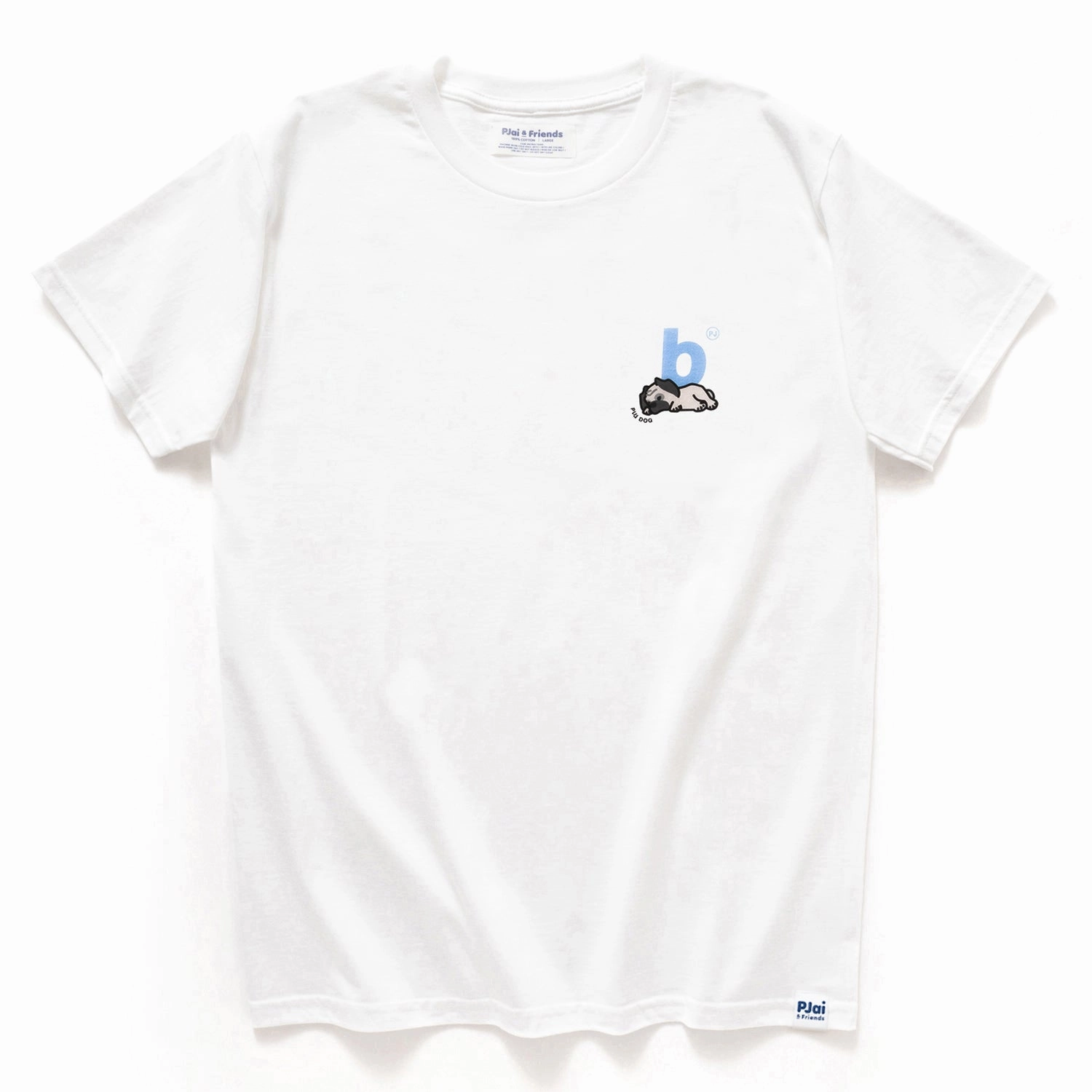 Stretchable Fabric (EMT113) Make Your Own Pug Zzz Graphic Tee