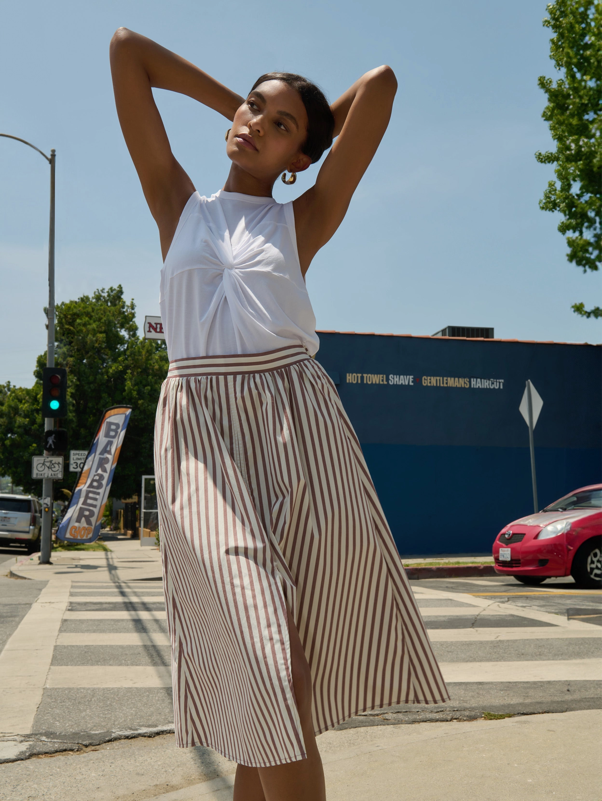 slim fit Tatiana Midi Skirt