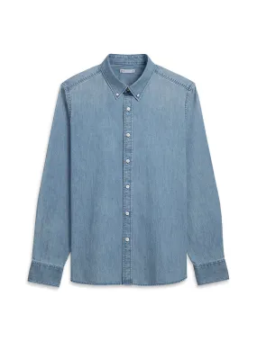 Fulton Denim Shirt Asymmetrical Cut