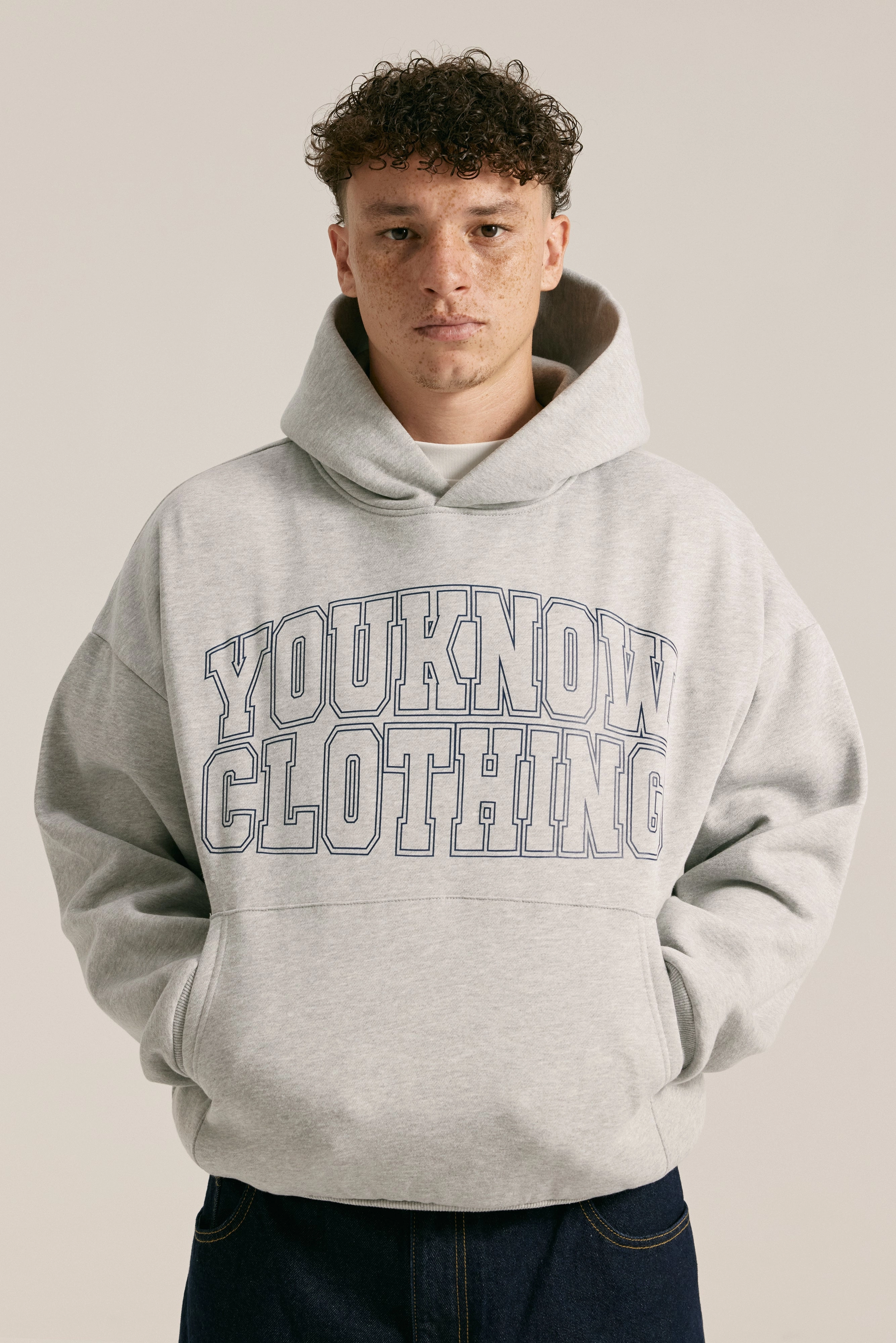 Varsity Hoodie | GREY MARLE Glider like