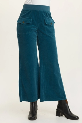 Day Wear Veera Wide-Leg Corduroy Pant