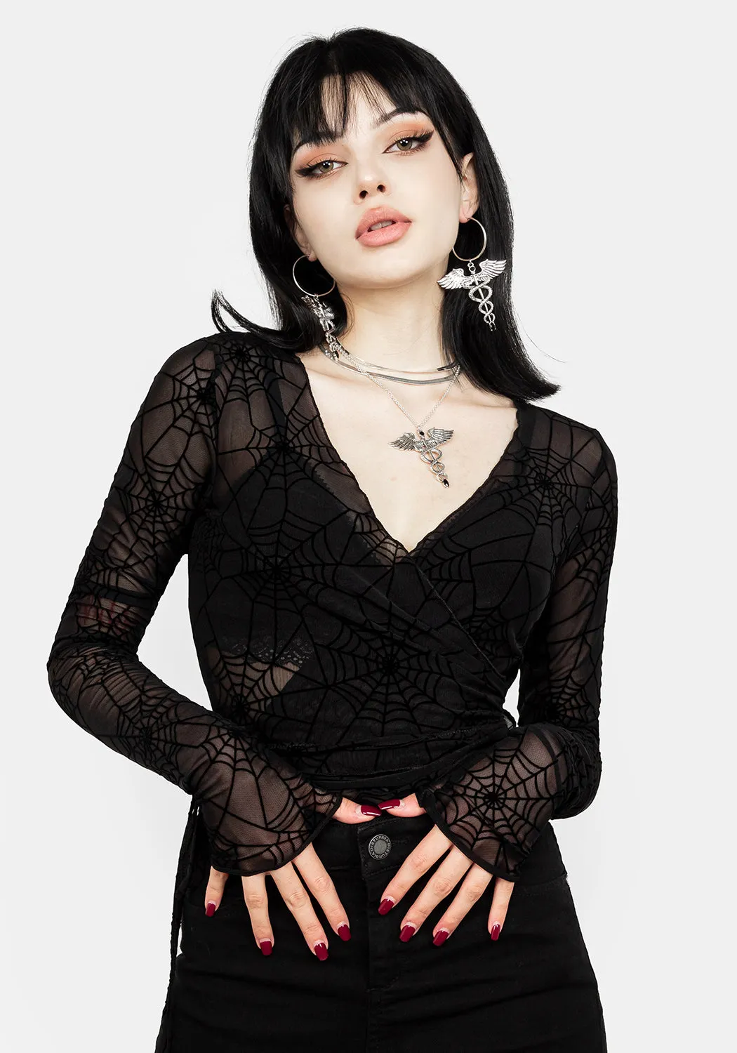 VENOM MESH WRAP TOP Tight - fitting