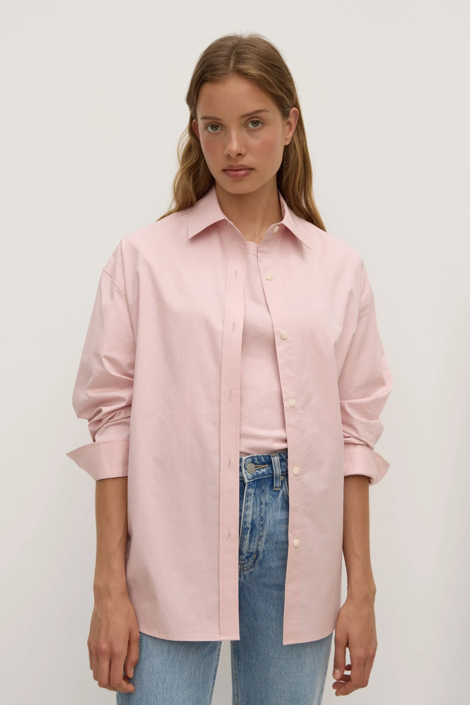 Neutral Shade Marigold Poplin Shirt
