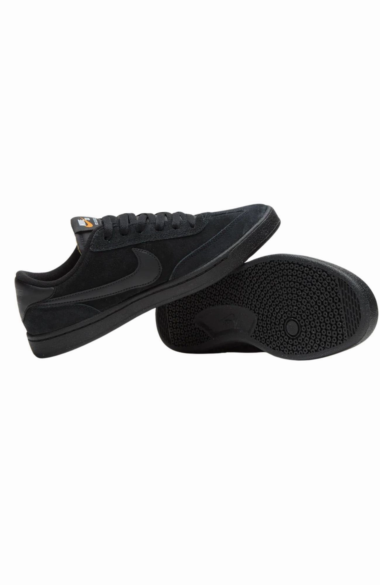 Micro Perforated Tongue Nike SB FC Classic Black Vivid Orange