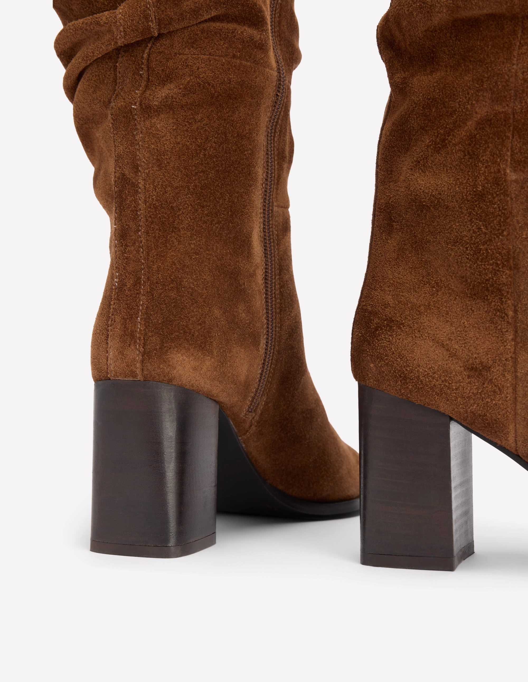 Vera Block Heel Point Boots-Tan Quick Drying Stylish Explorer Flexible Frame Functional Minimalist