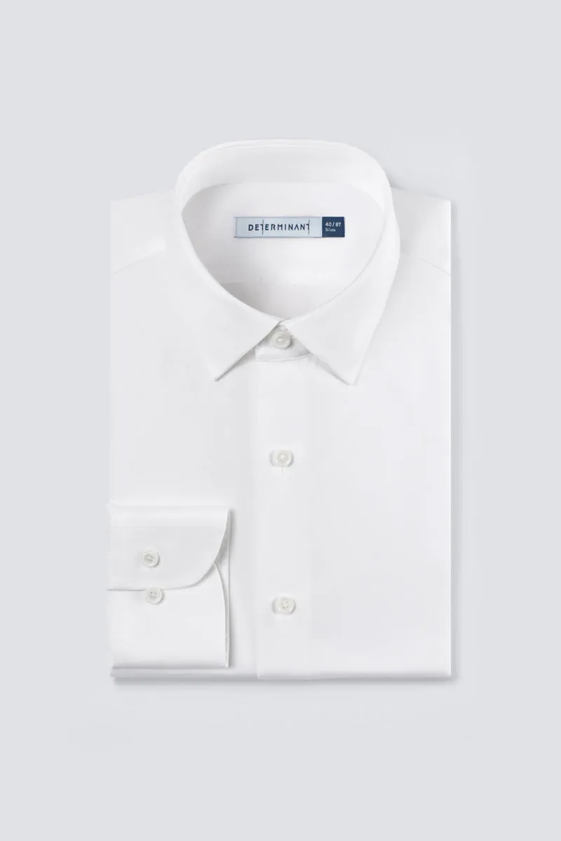 holiday season Supreme Cotton Herringbone Dress Shirt | White WH001Z