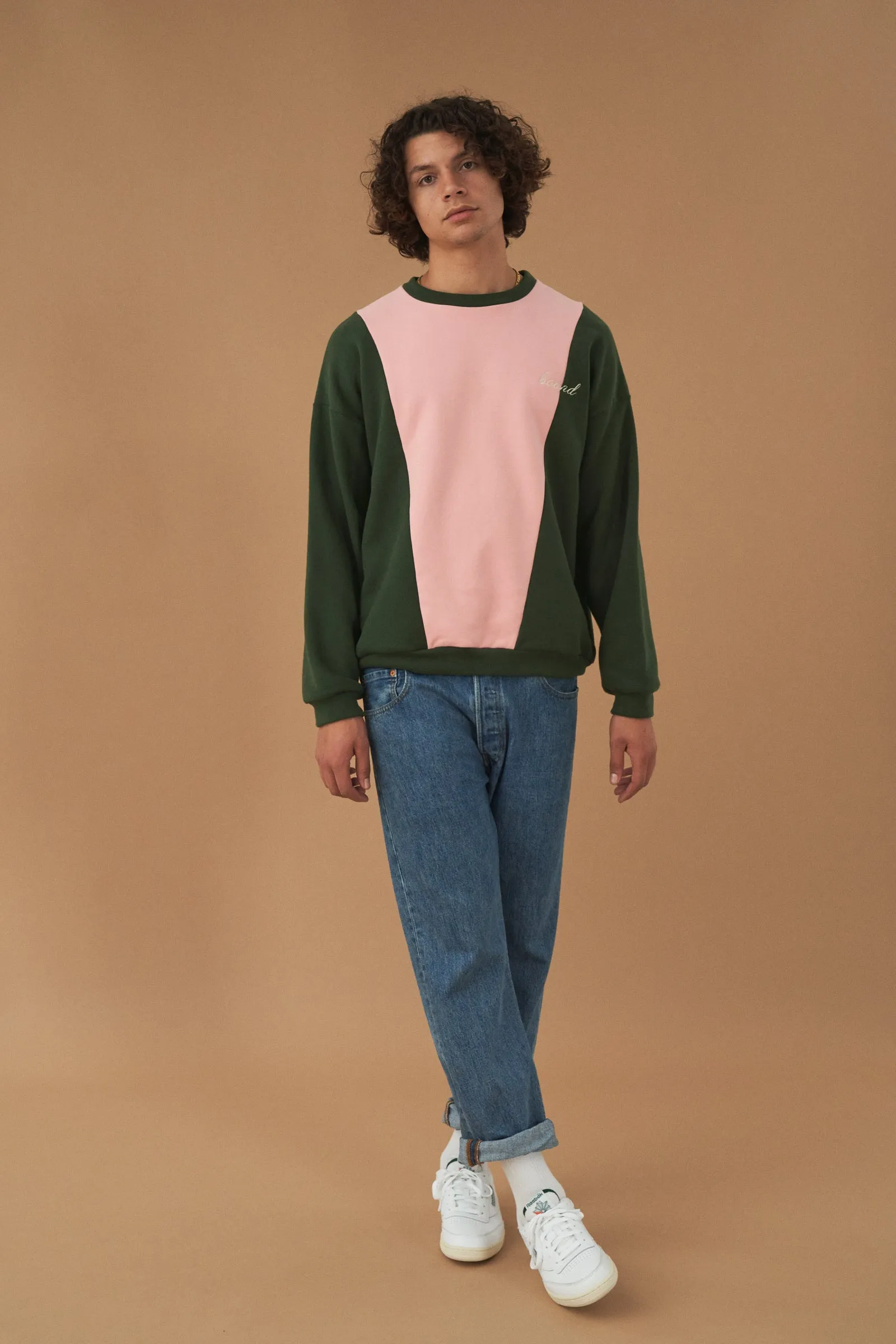 bound 'Forest Rose' Panel Sweater All-day Comfort Soft Comfort