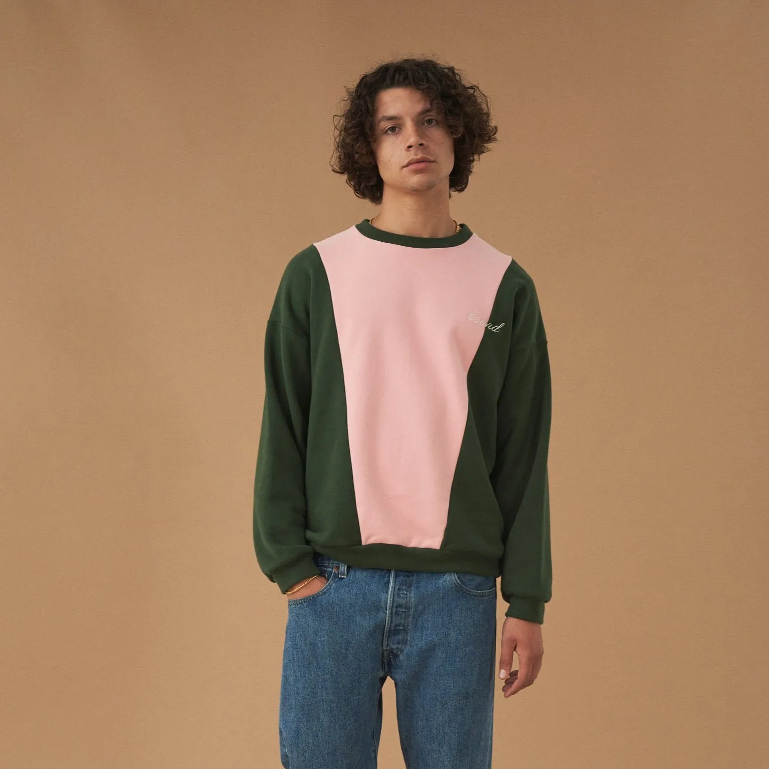 bound 'Forest Rose' Panel Sweater Casual Essentials Non Static Fiber Tech