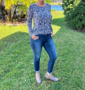 Katie Sweater In Waterdrops Fashionable Look Classic Winter