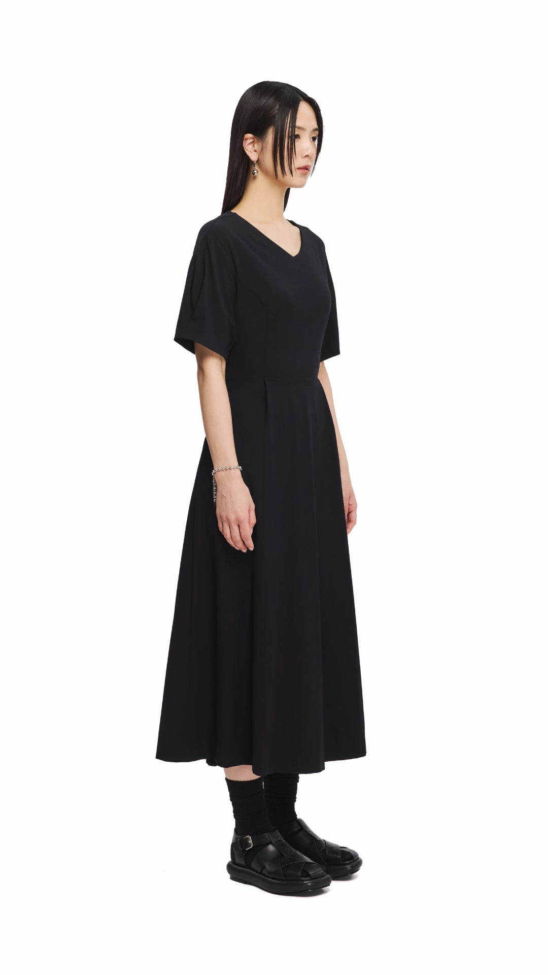 Back Ribbon Maxi Dress Elegant Everyday
