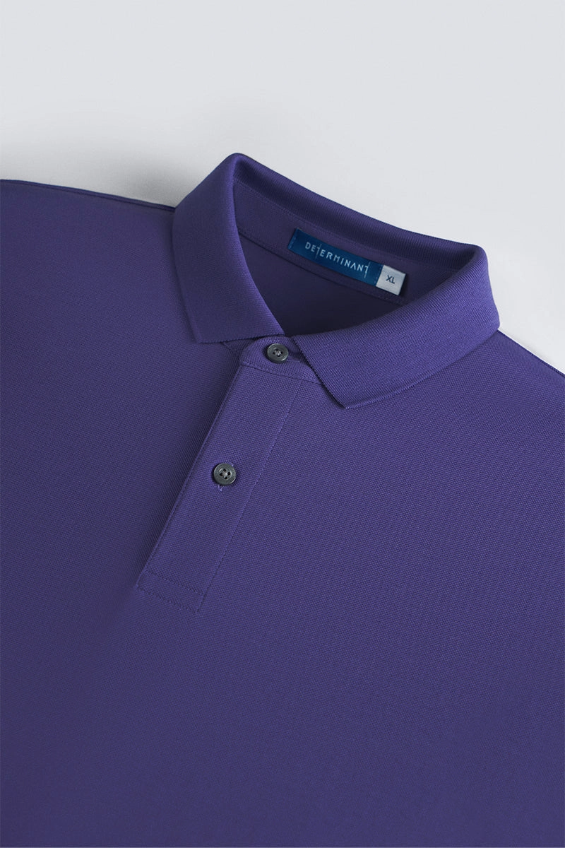 Twill Tape Reinforcement VISDRY? Pique Polo | Purple PT3936