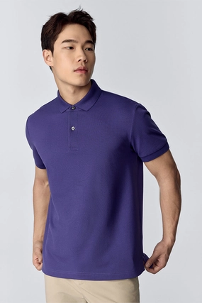 Sweat Resistant Lining VISDRY? Pique Polo | Purple PT3936