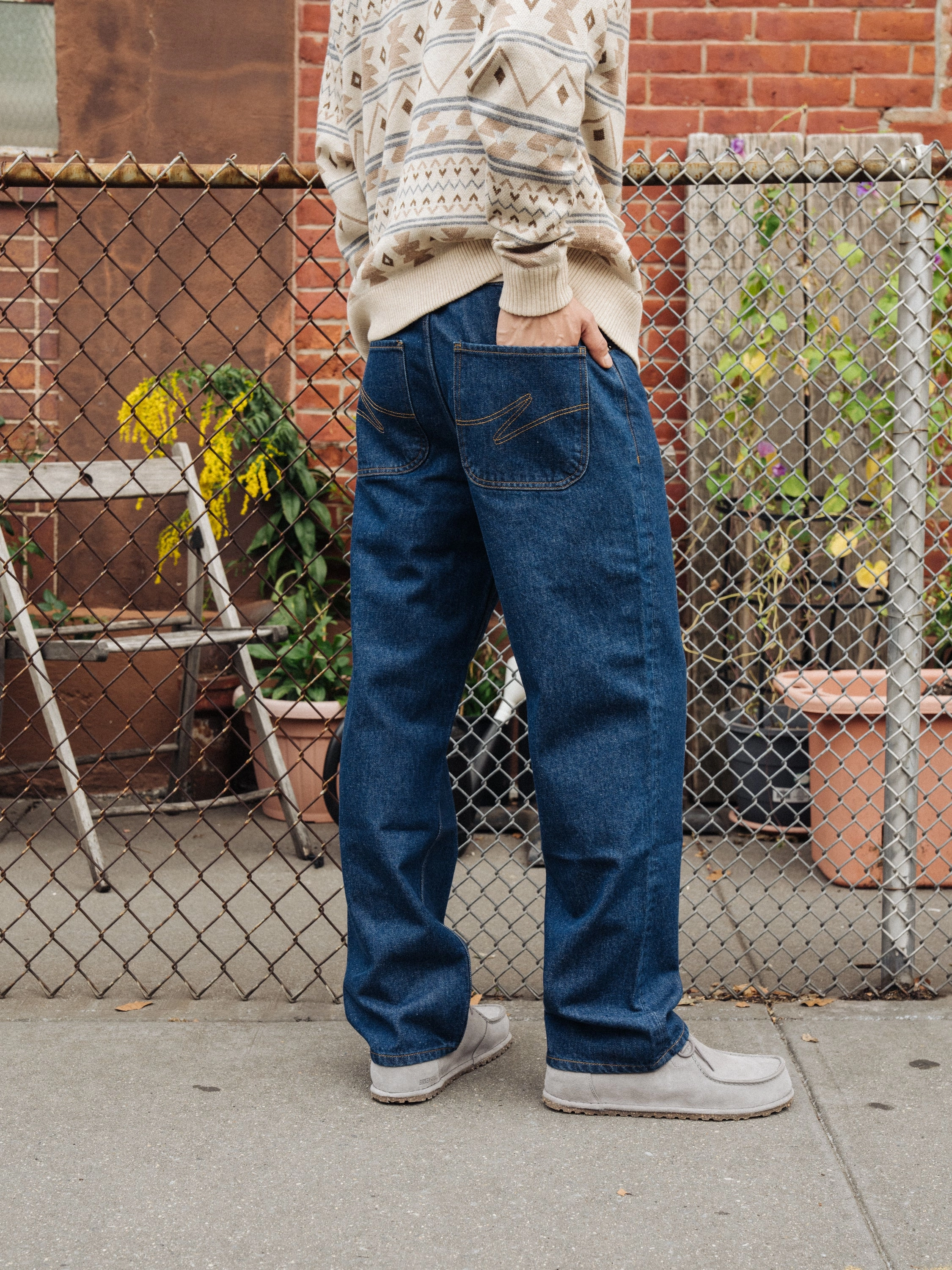 bound Union Denim Jean - Mid Blue Street Style